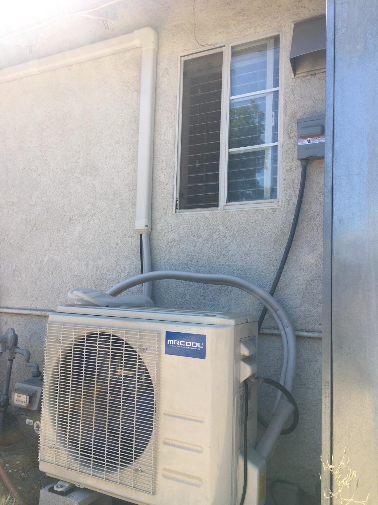 3'' 17 Ft Mini-Split Line Set Cover, AC Pipe Cover Line Hide Lineset Kit | Air Conditioner Mini Split Line Set Cover Kit, Waterproof, White customer photo 2
