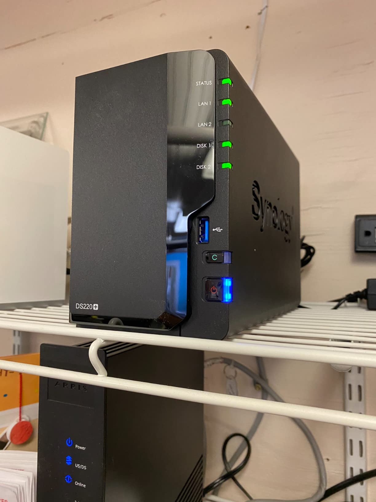 Synology 2 bay NAS DiskStation DS220+ (Diskless),Black customer photo 1