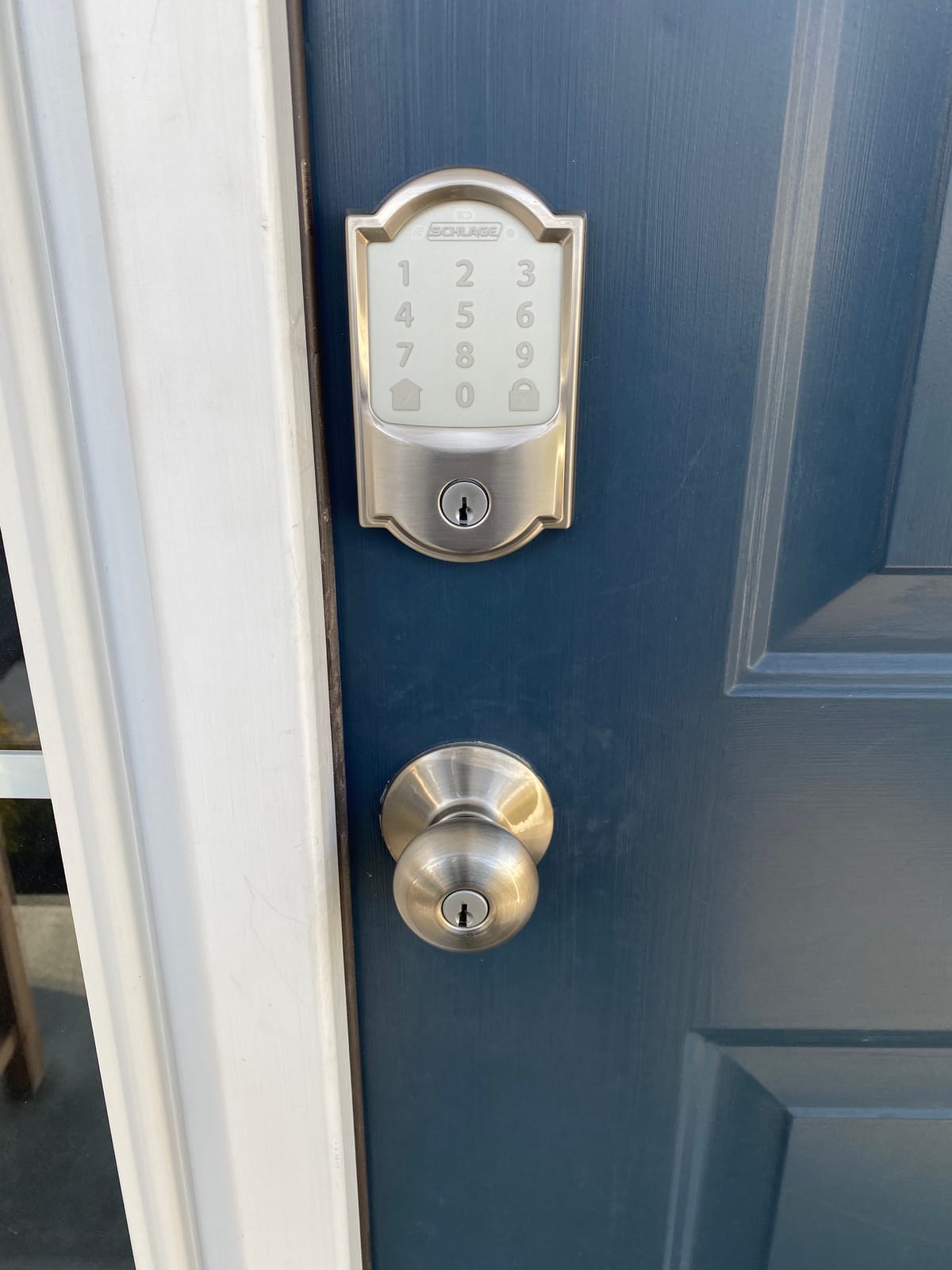 Schlage Encode Smart WiFi Deadbolt Lock with Century Trim, Bright Chrome | Keyless entry door lock, Touchscreen keypad, App control, Alexa, Google Home, Ring & Airbnb compatible, Certified security customer photo 2