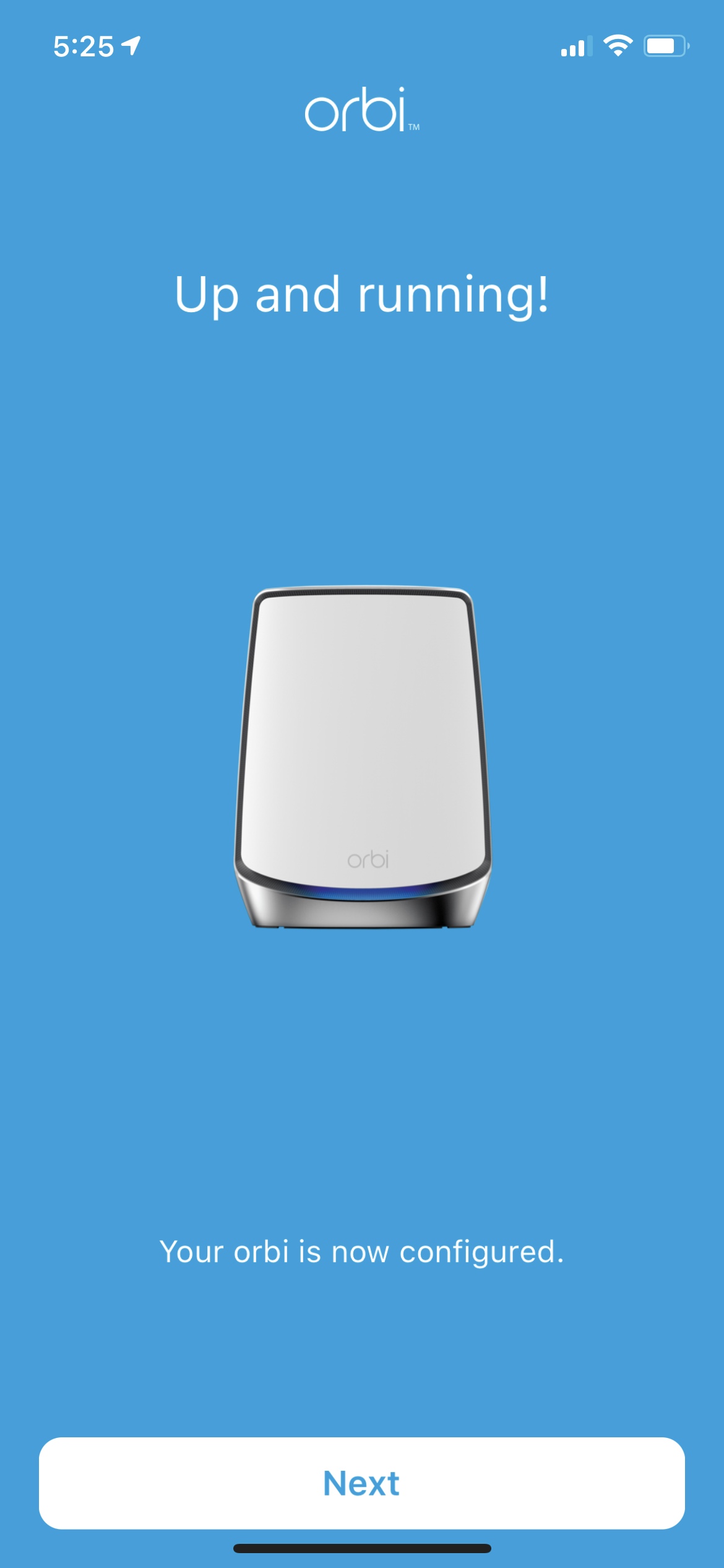 NETGEAR Orbi Whole Home Tri-Band Mesh WiFi 6 System (RBK753S) - Router + 2 Satellite Extenders | Coverage up to 7,500 sq.ft | 40 Devices | 4.2 Gbps | 1-Year NETGEAR Armor Included customer photo 2