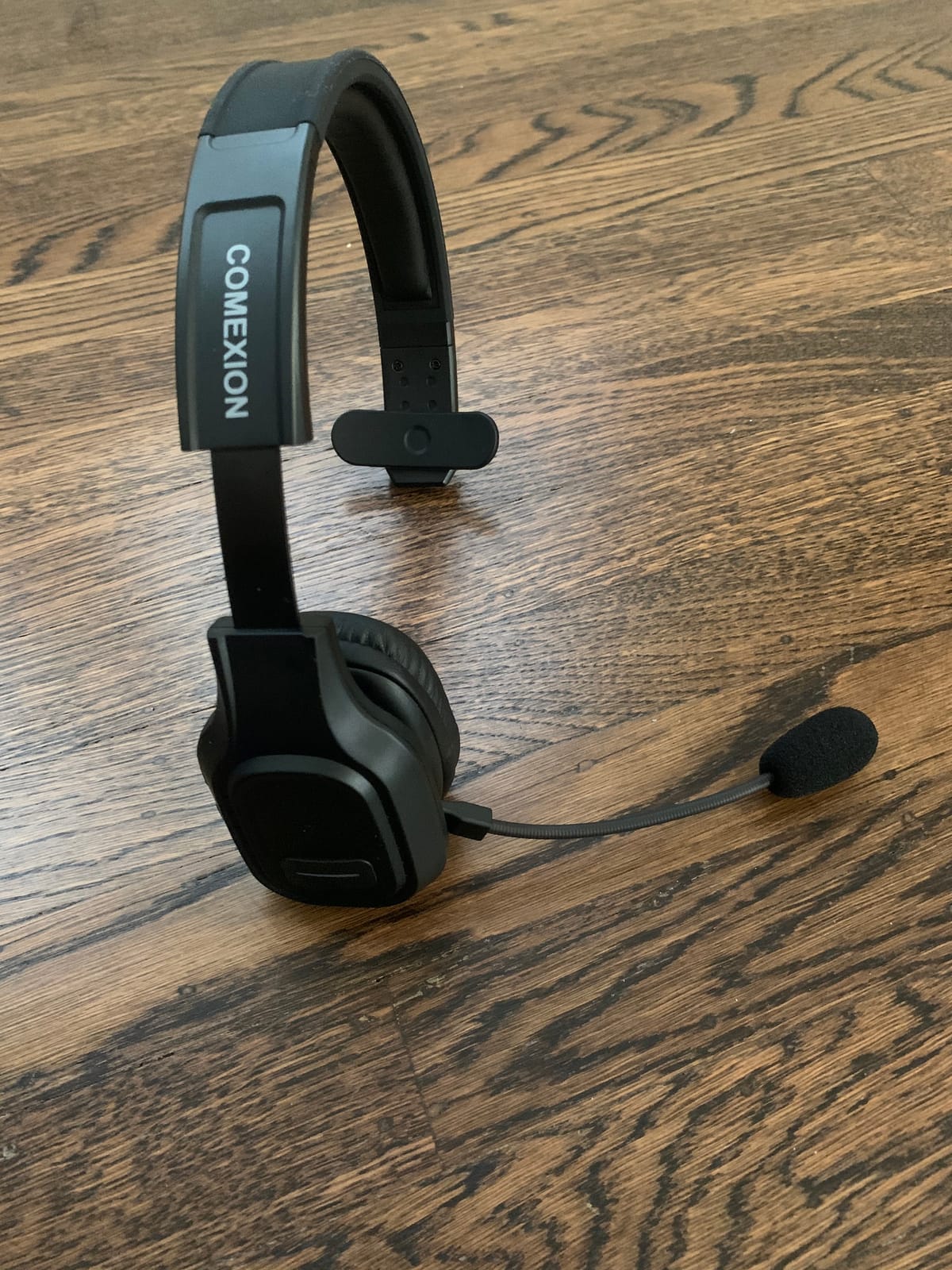 Trucker Bluetooth Headset V5.0, Wireless Headset with Noise Canceling&Mute Microphone for Cell Phones, On Ear Bluetooth Headphone for Computer, Zoom Meetings, Skype, Home Office customer photo 1
