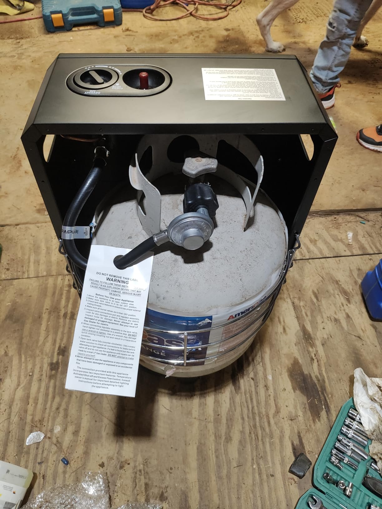 GASLAND MHA18B Propane heater Outdoor,18,000 BTU, Max Heat 450 Sq.Ft customer photo 2