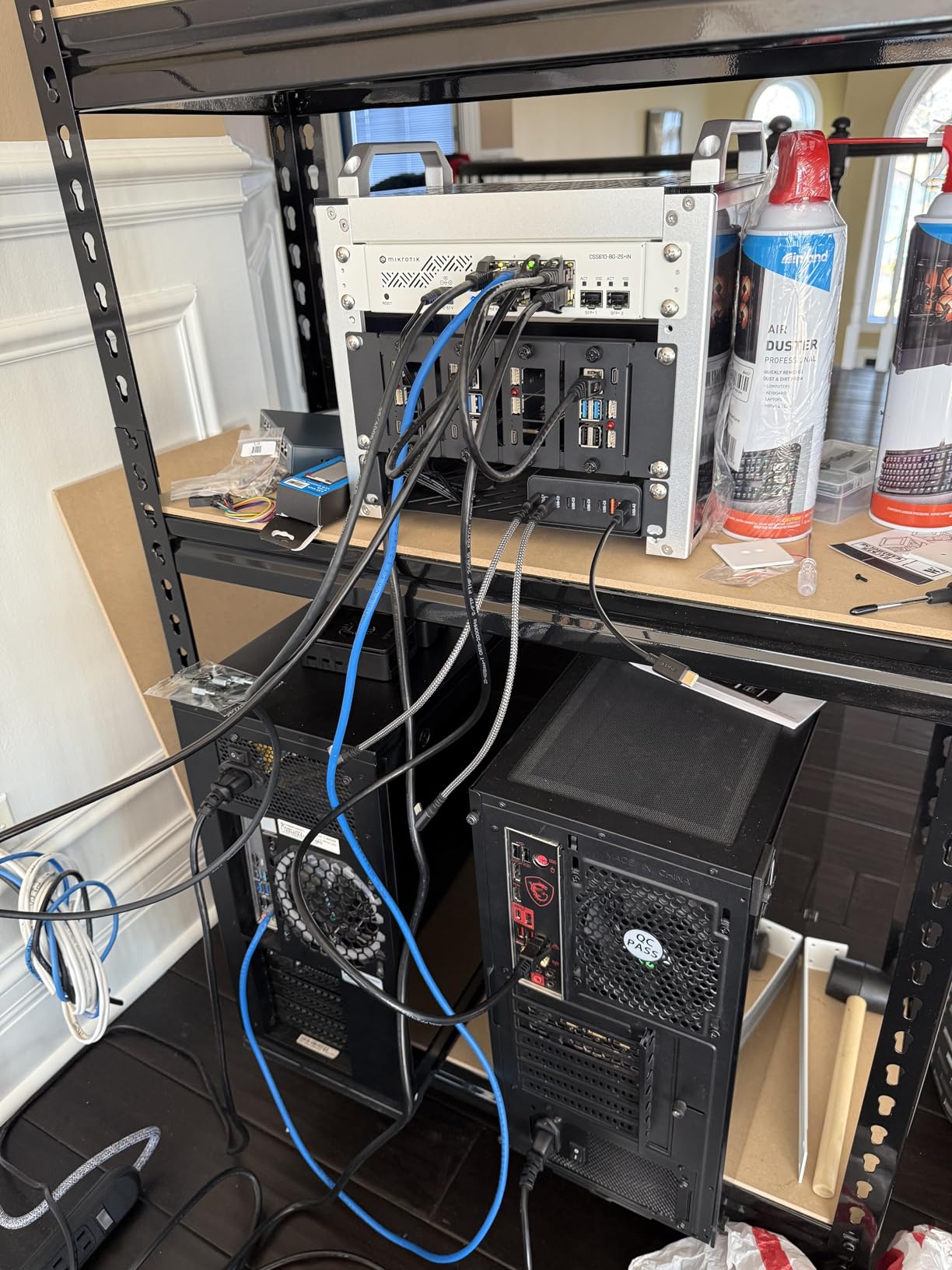 MikroTik CSS610-8G-2S+IN - Cloud Smart Switch 610-8G-2S+in with 8X Gigabit Ports, 2X SFP+ Cages, SwOS, Desktop case customer photo 1