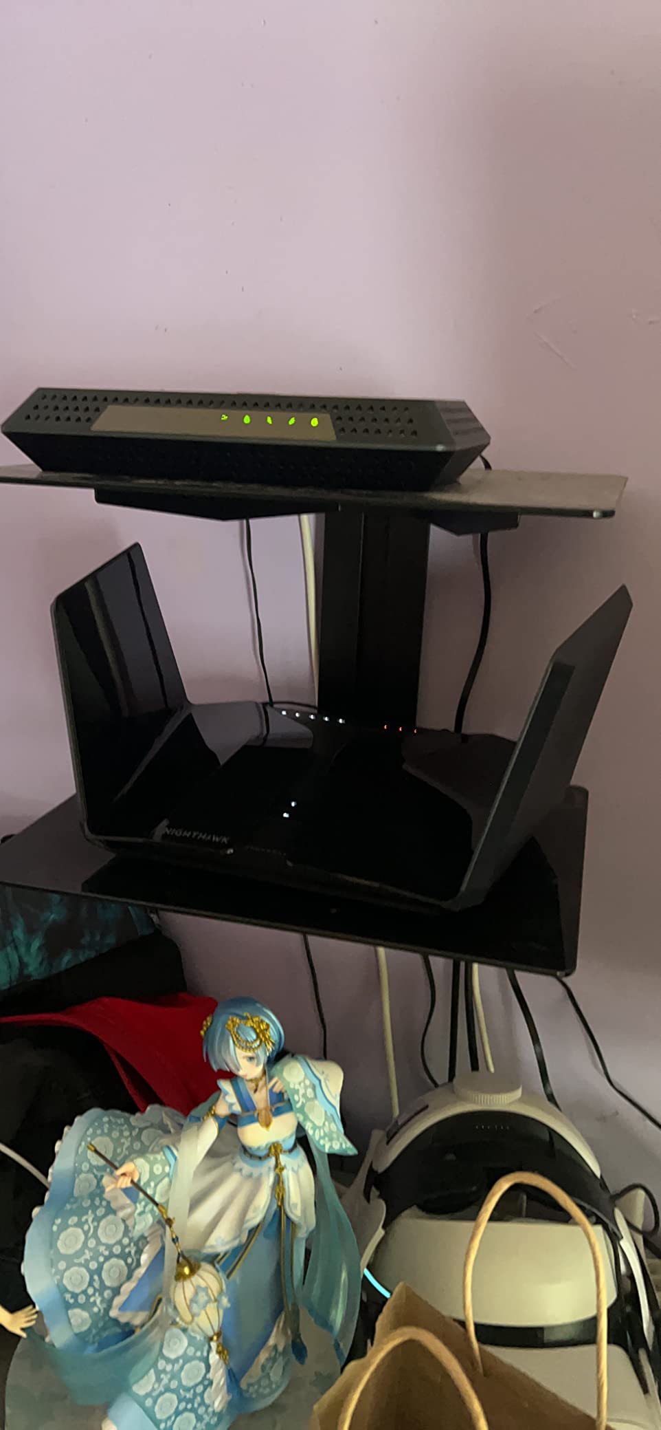 NETGEAR Nighthawk WiFi 6E Router (RAXE500) - Security Features, 12-Stream Gigabit Router AXE11000 Tri-Band Wireless Speed (Up to 10.8Gbps), New 6GHz Band, Coverage up to 3,500 sq. ft, 60 Devices customer photo 2