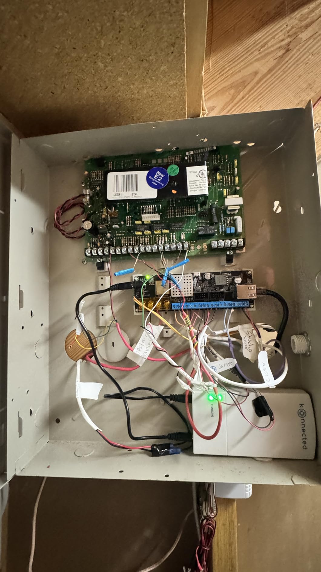 12-Zone Wired Smart Alarm Panel - Konnected Alarm Panel Pro Conversion Kit - Make Wired Alarm System Smart - SmartThings, Alexa - No Batteries or Monthly Subscription - Wi-Fi & Ethernet Connection customer photo 1