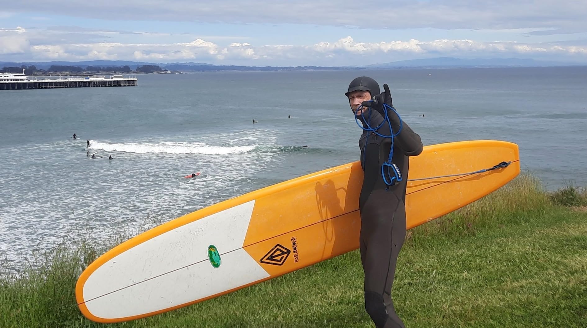 Epoxy Fiberglass Surfboard | High-Performance & Fun Single Fin Longboard Surfboard for All Wave Conditions | 8'0 | 9'0 customer photo 1