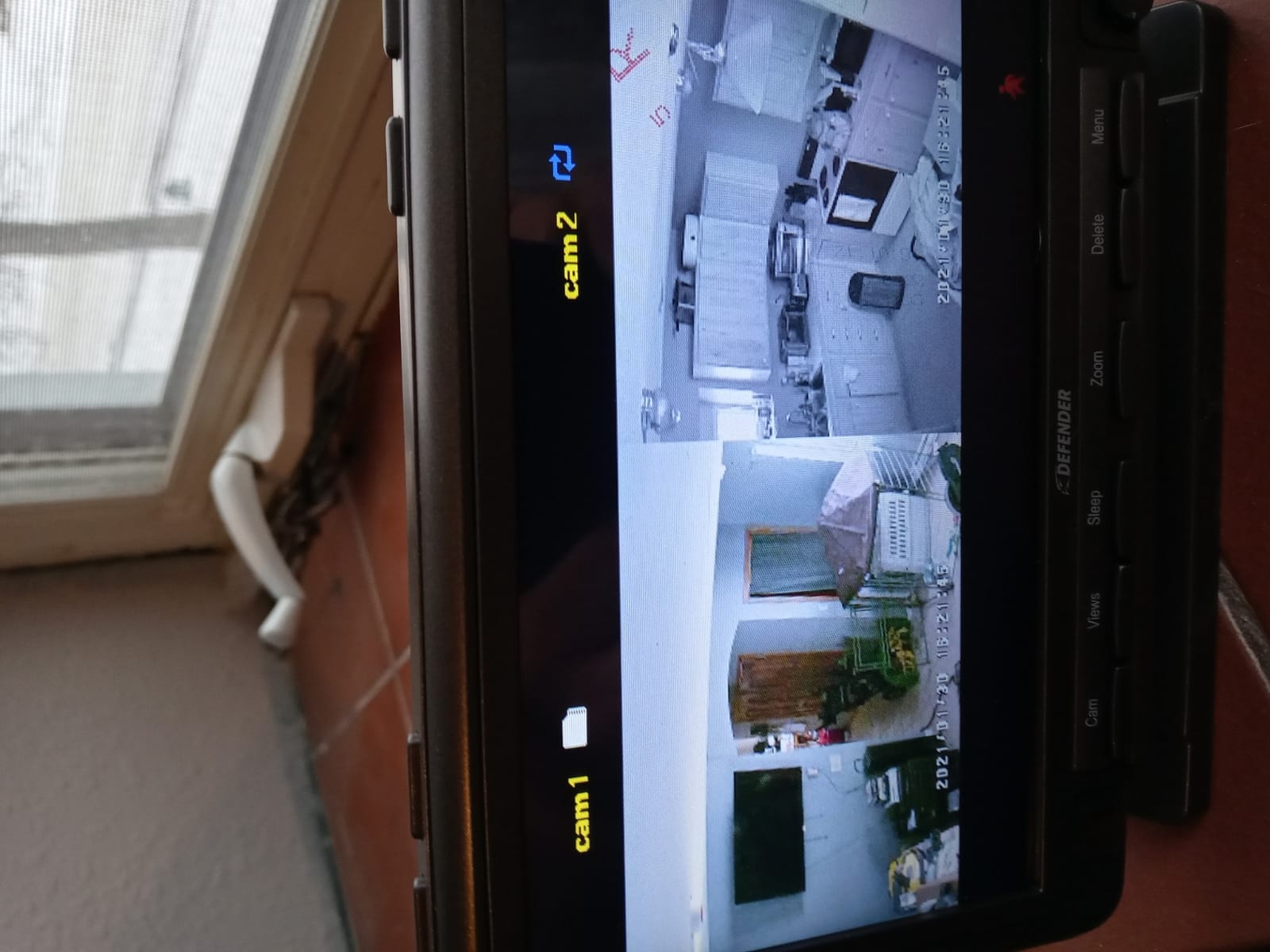 Defender PHOENIXM2 Non WiFi Plug-in Power Security Cameras - for Home & Business Surveillance Indoor & Outdoor Bullet Cameras with 7 Inch LCD Display Monitor (4 Cameras) customer photo 1
