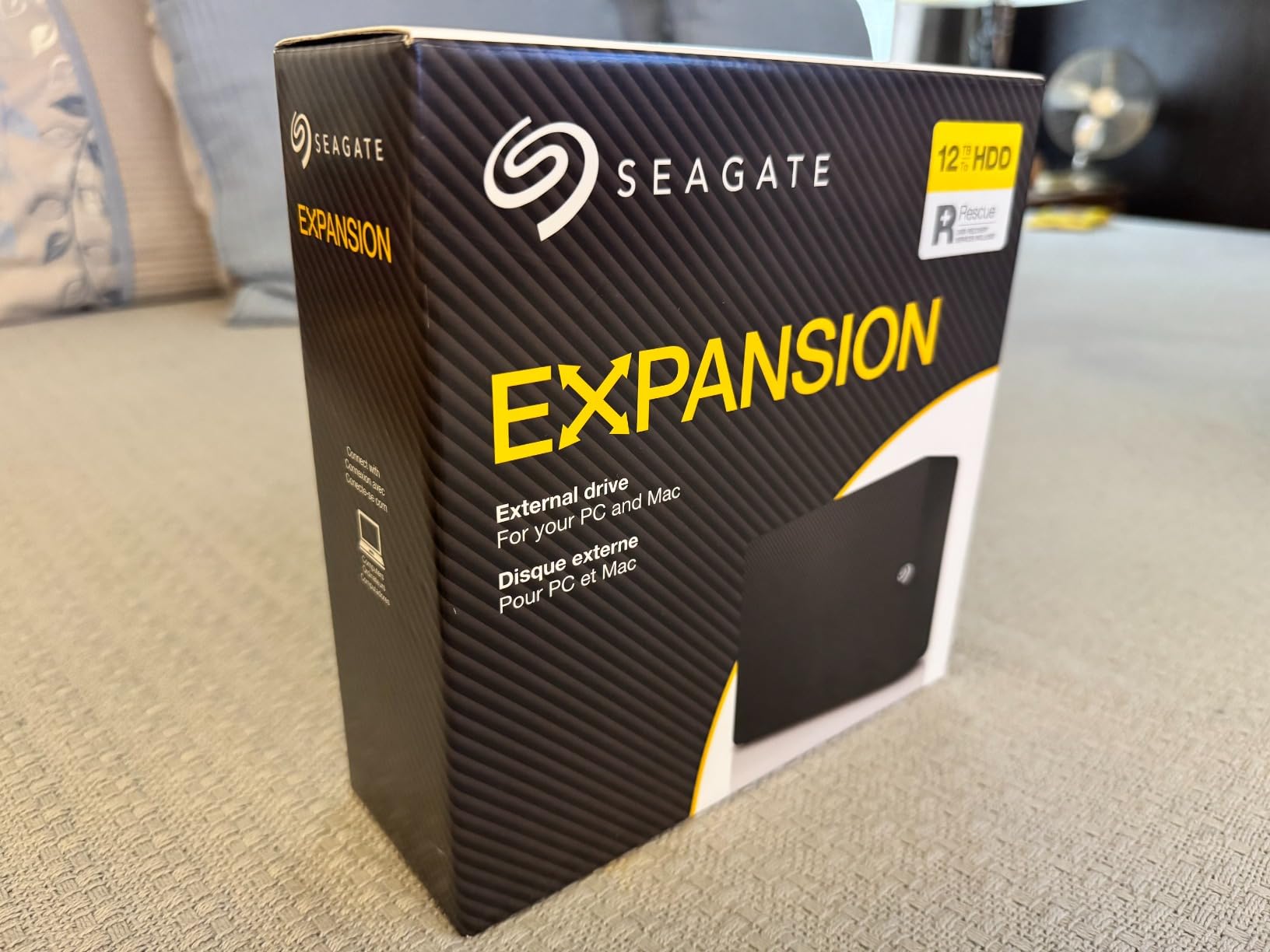 Seagate Expansion 12TB External Hard Drive HDD - USB 3.0, with Rescue Data Recovery Services (STKP12000400) customer photo 1