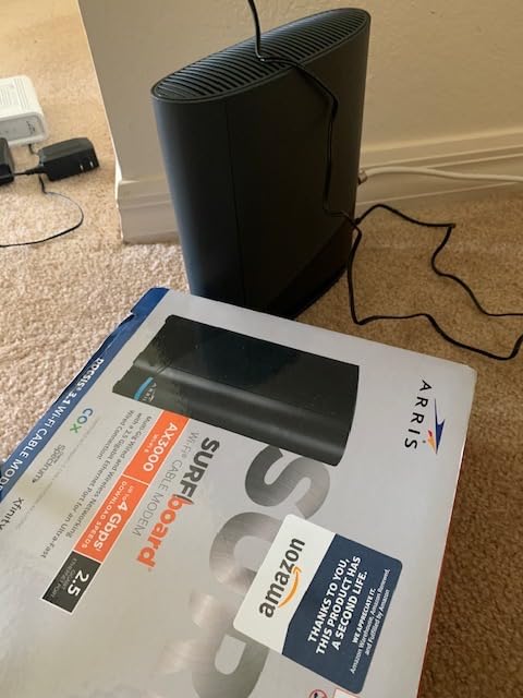 ARRIS Surfboard G36 DOCSIS 3.1 Multi-Gig Modem & Wi-Fi 6 Router | AX3000 | Up to 2.5 Gbps plans; AX3000 Wi-Fi 6 to 2,500 sq ft; 2.5 GbE + four 1 GbE ports; Xfinity, Cox, Spectrum compatible customer photo 2