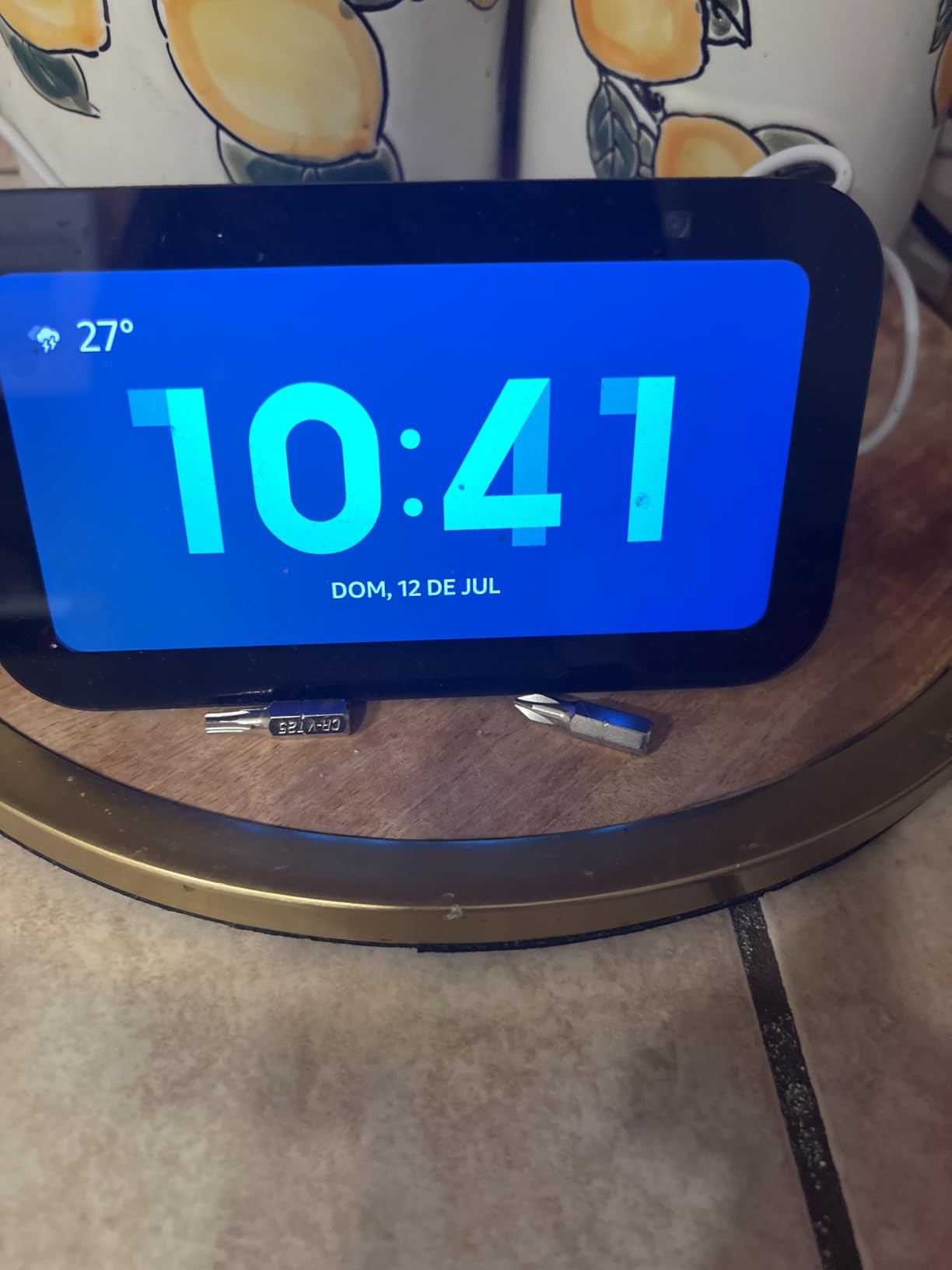 Amazon Echo Show 5 (newest model), Smart display, Designed for Alexa+, 2x the bass and clearer sound, Glacier White customer photo 1