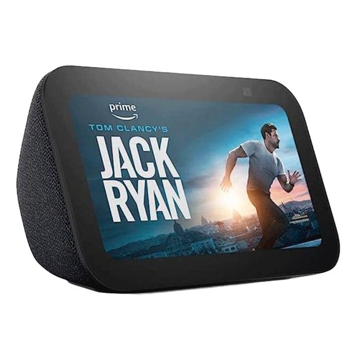 Amazon Echo Show 5 (newest model), Smart display, Designed for Alexa+, 2x the bass and clearer sound, Cloud Blue customer photo 1