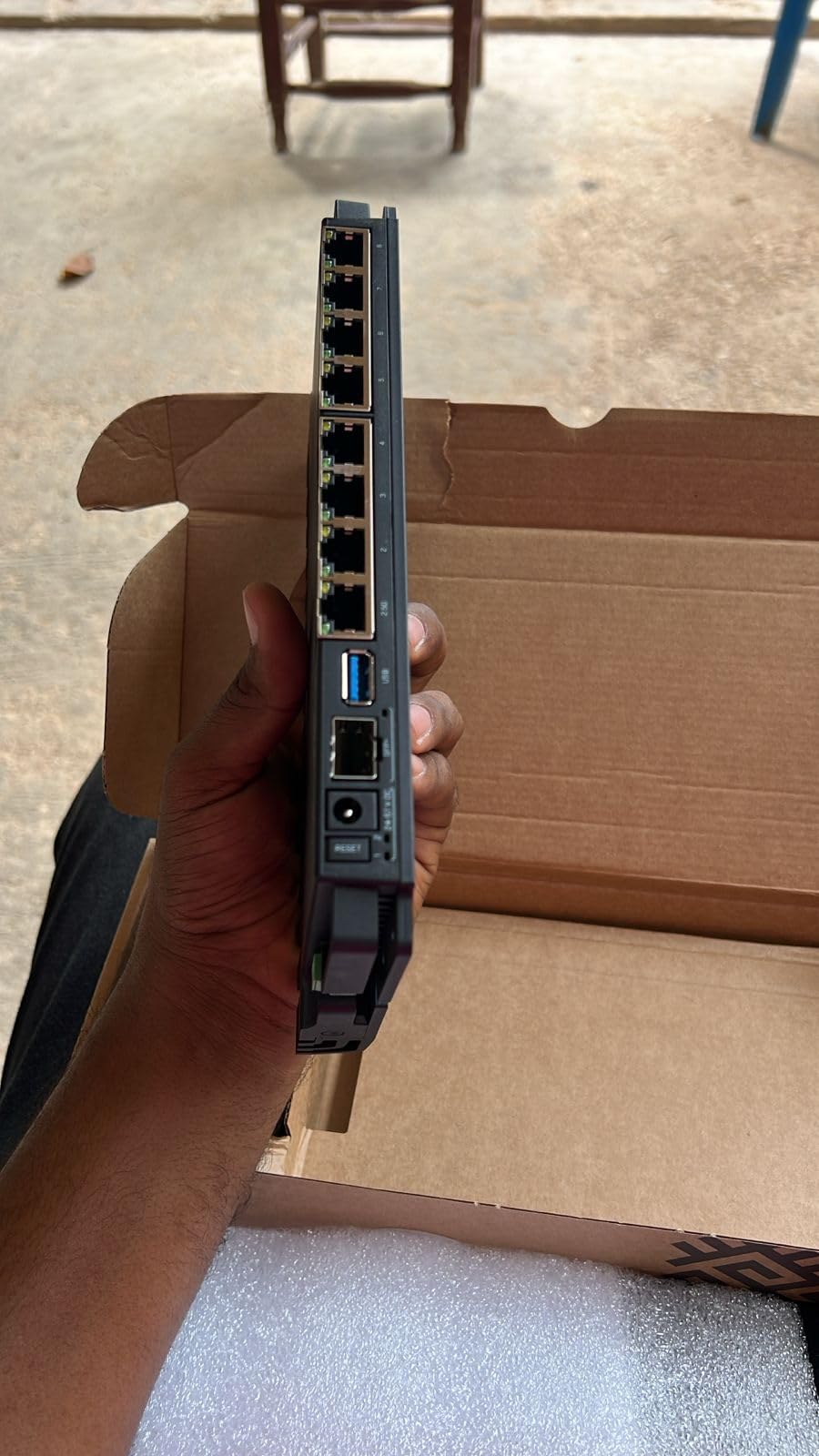 Mikrotik RB5009UG+S+in Heavy-Duty Home lab Router with USB 3.0, 1G and 2.5G Ethernet and a 10G SFP+ cage customer photo 1
