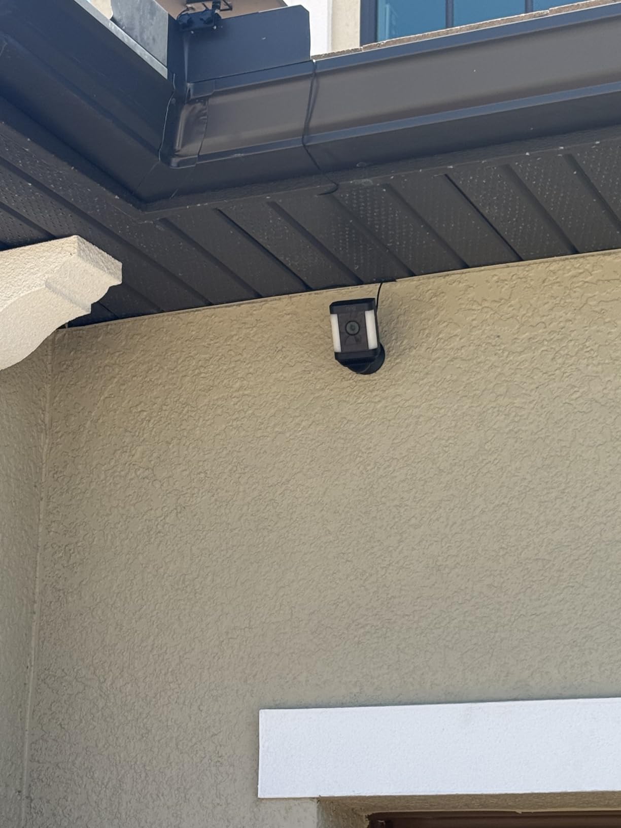 Ring Spotlight Cam Plus, Plug-In (newest model), Home or business security with HD video, Two-Way Talk, Color Night Vision, and Security Siren, Black customer photo 1