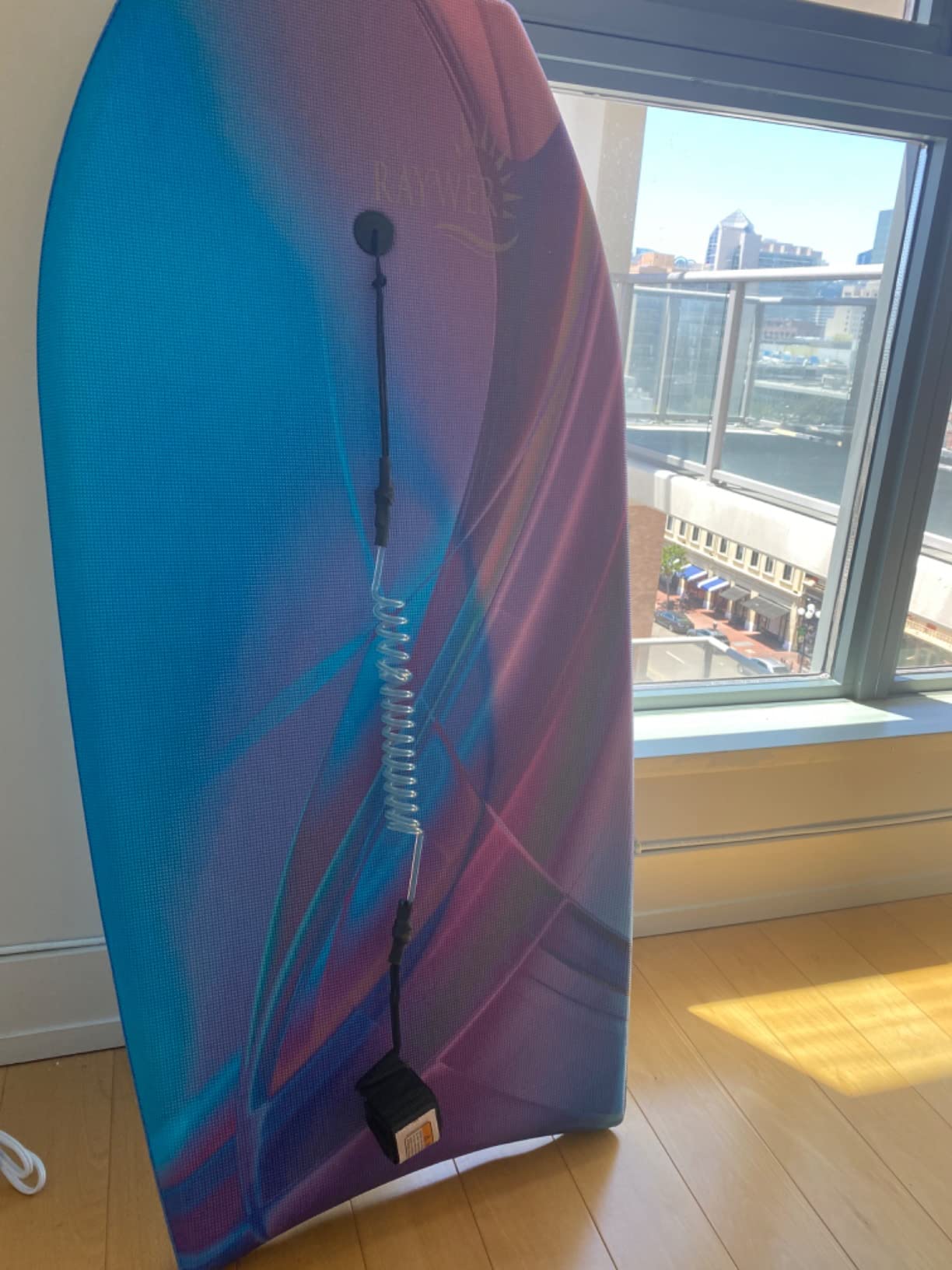 Body Board Lightweight with EPS Core, HDPE Slick Bottom, Leash & Adjustable Wrist Rope, Great Surfing for Kids and Adults customer photo 2