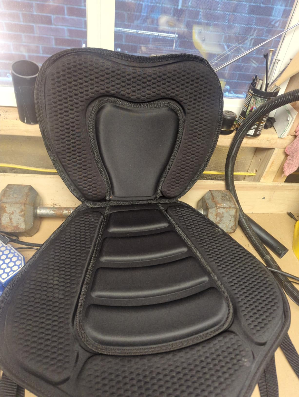 HLOGREE Kayak Seats - 1/2 Pck, Thicken Padded Seat Cushion with Back Support, Canoe & Ocean Sup Compatible customer photo 1
