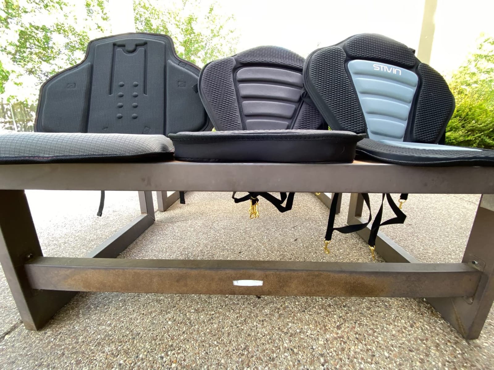 HLOGREE Kayak Seats - 1/2 Pck, Thicken Padded Seat Cushion with Back Support, Canoe & Ocean Sup Compatible customer photo 2