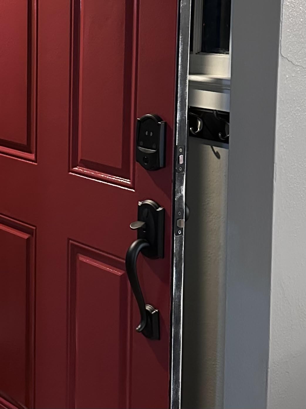 Schlage Encode Plus Smart WiFi Deadbolt Lock, Tap to Unlock, Satin Nickel | Keyless entry door lock with touchscreen, Apple watch unlock, Apple Home, Alexa & Airbnb compatible, Certified security customer photo 2