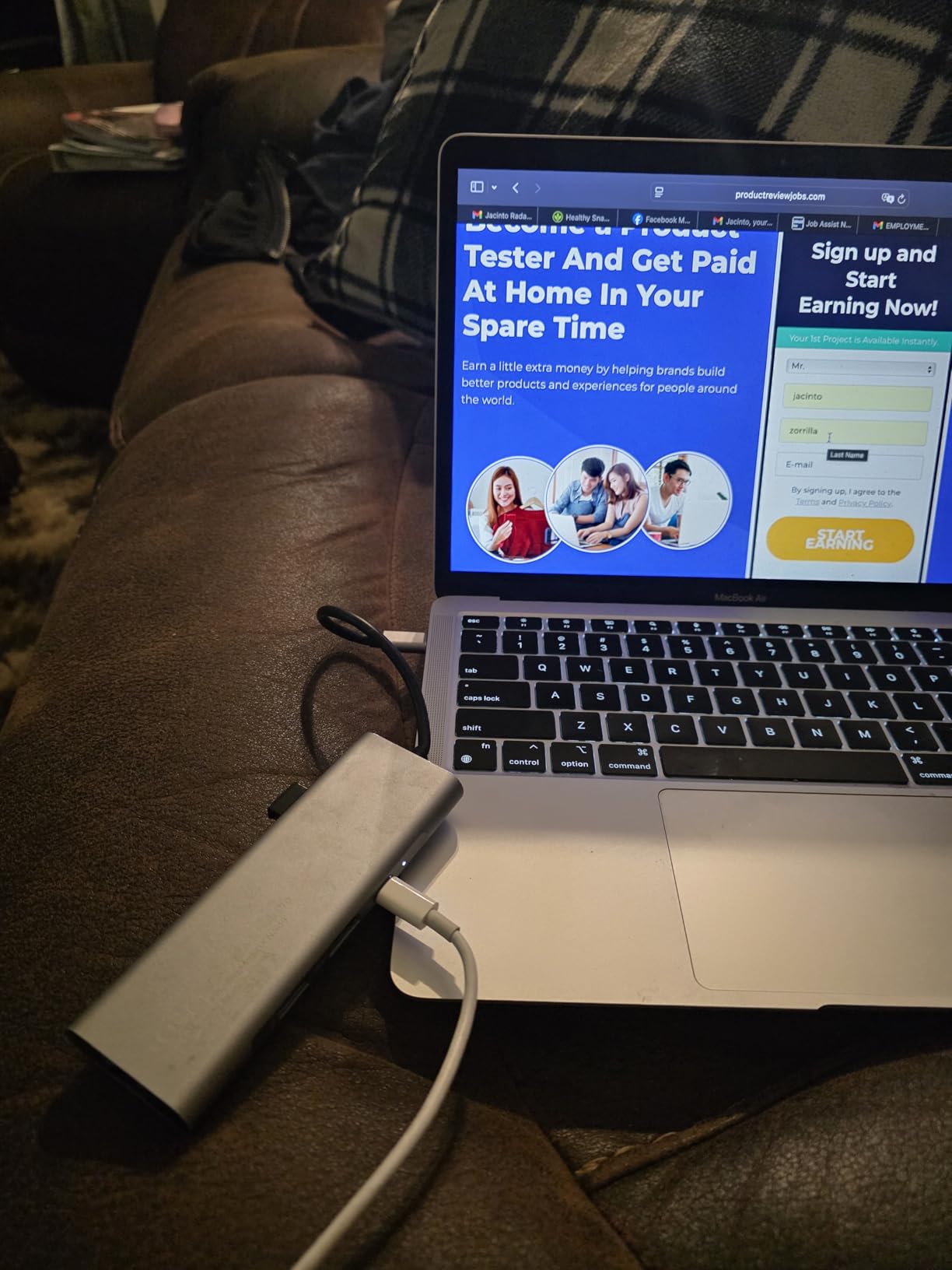Hiearcool USB C Hub, USB C Dock, 4K@60Hz HDMI, 1Gbps Ethernet, Space Gray | 100W PD, USB 3.0 5Gbps ports and SD/TF slots in a durable plug-and-play aluminum hub for offices, coffee shops and travel customer photo 1