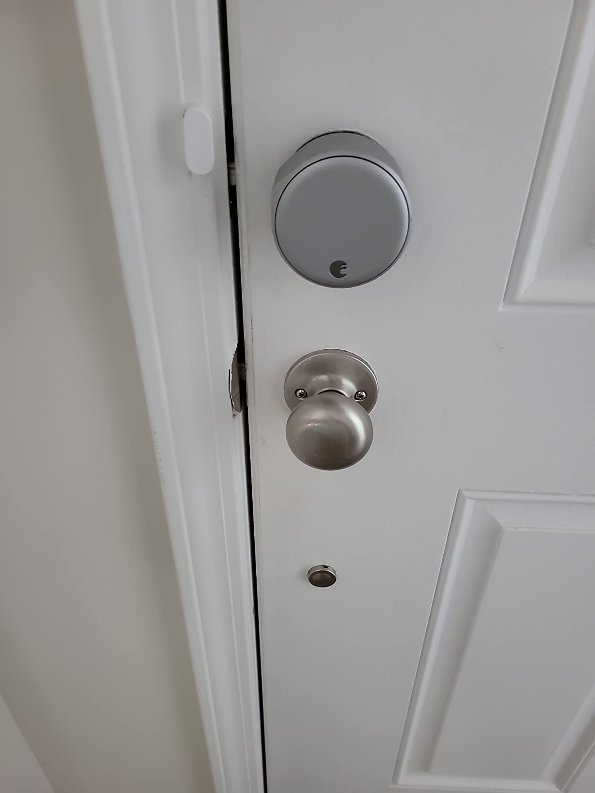 August Home Matte Black Wi-Fi Smart Lock and Smart Keypad, Keyless Door Lock for Front Entry Door, Great for Guests and Vacation Rentals, AUG-SL05-KY1-G05 customer photo 1