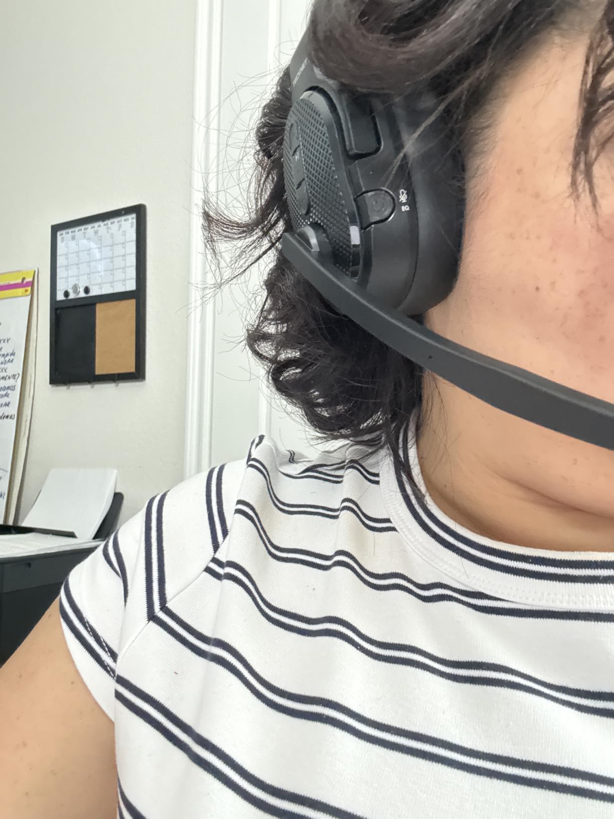 TECKNET Bluetooth Trucker Wireless Headset, Noise Cancelling Mic for Work customer photo 1