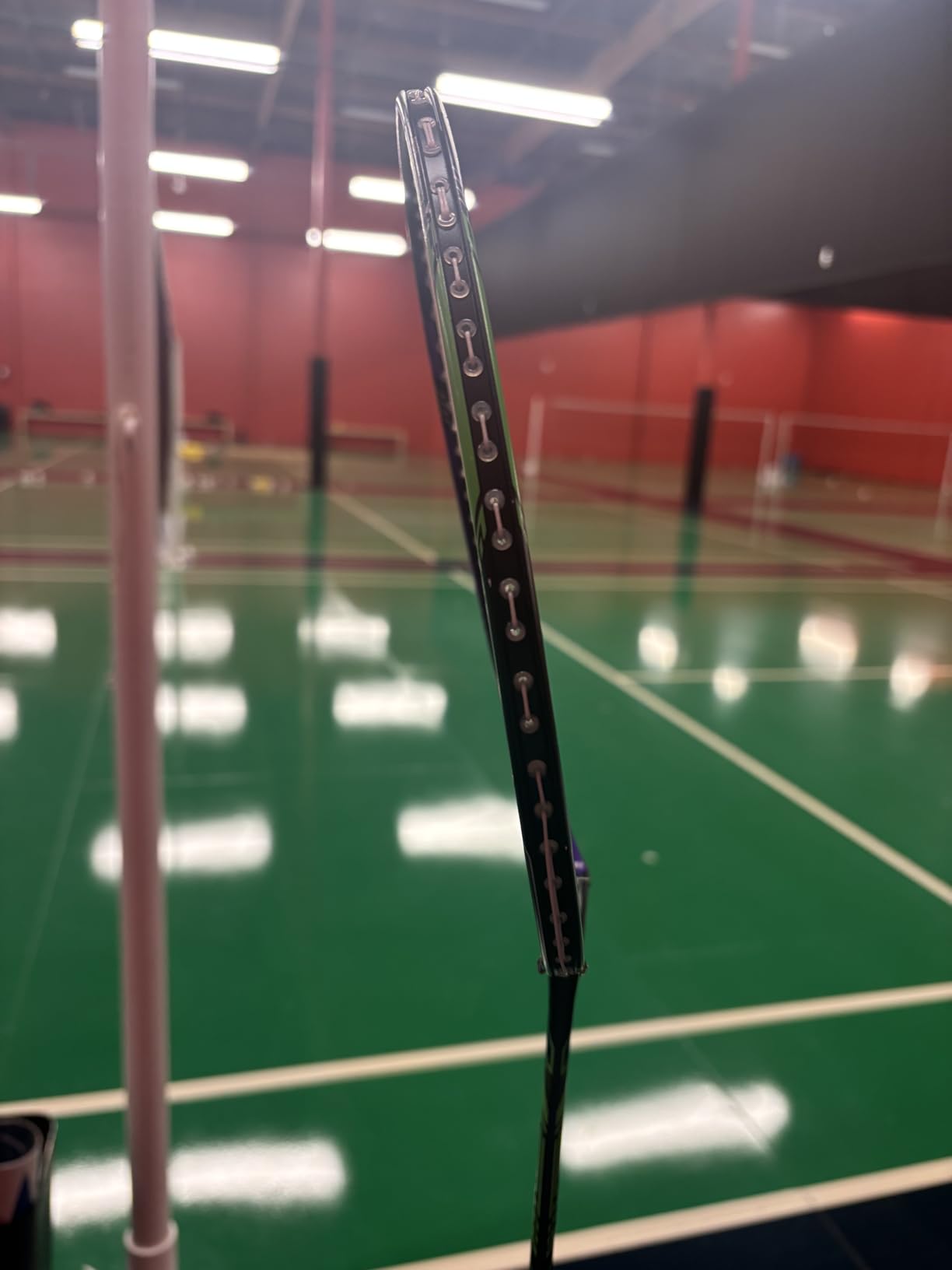 Professional Carbon Fiber Badminton Rackets Badminton Racquet for Backyards Gym customer photo 2