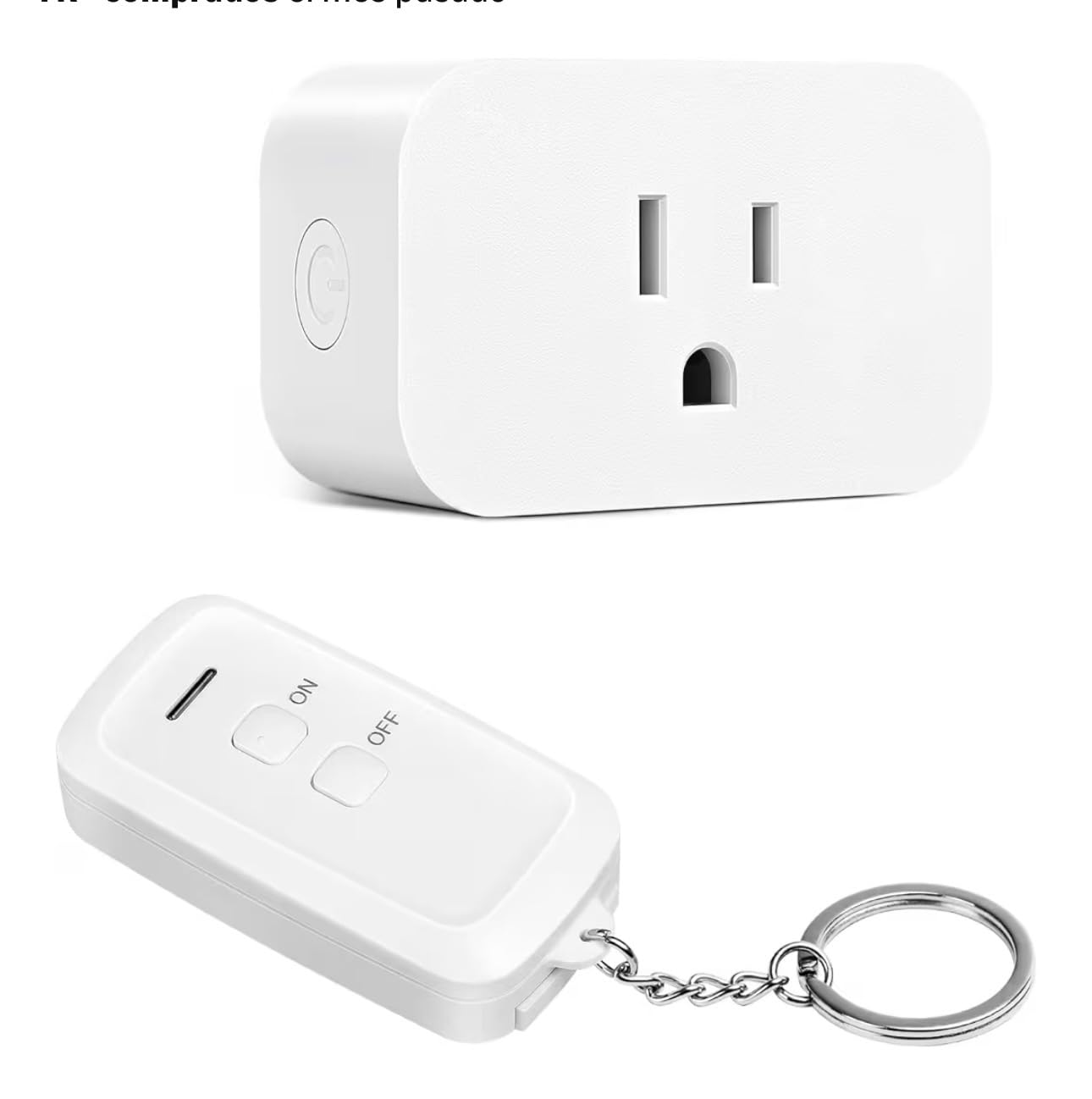 DEWENWILS Indoor Remote Outlet, Wireless Switch, 15A/1875W, 100FT RF Range, No Interference, No Wiring, Compact Design, Programmable Remote Light Switch for Bedrooms, Living Rooms, Garages customer photo 2
