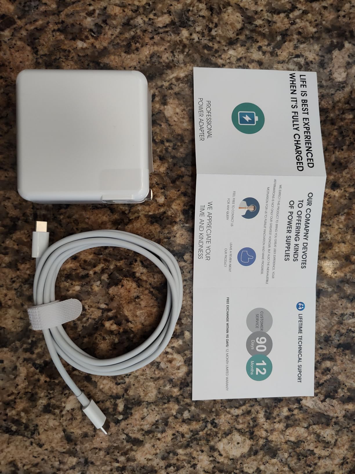 Mac Book Pro Charger - 118W USB C Charger Fast Charger Compatible with MacBook Pro/Air, M1 M2 M3 M4 M5, iPad Pro, Samsung Galaxy and More, Include Charge Cable customer photo 1