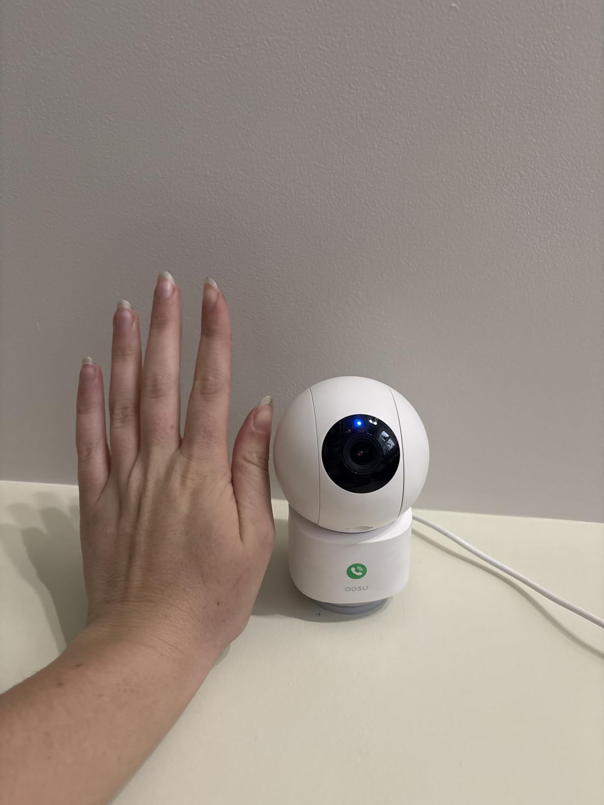 aosu 2K Indoor Camera, Baby Monitor for Home Security with 2.4GHz WiFi only | 360° Home View, One-Touch Calls, Smart Motion Tracking, IR Night Vision & 24/7 Recording, Compatible with Alexa/Google customer photo 2