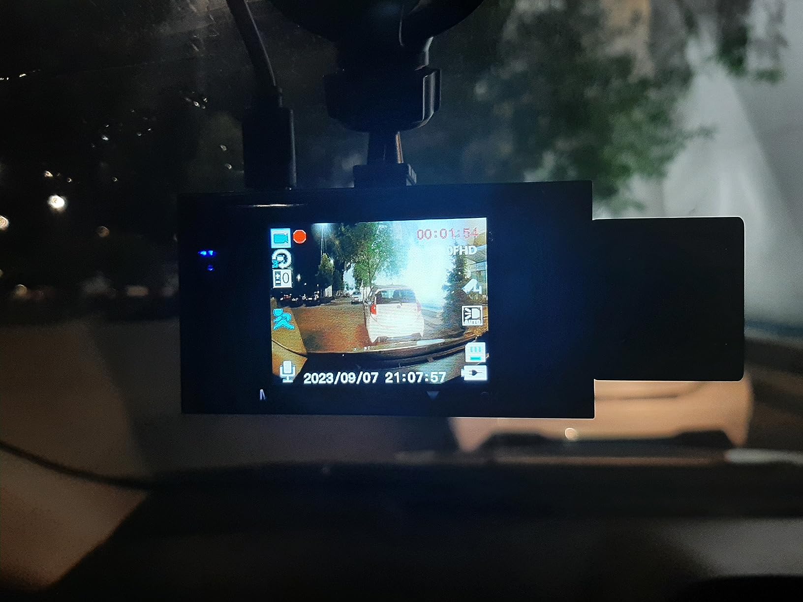 Dual Dash Cam Front and Inside, 1080P Car Camera with Infrared Night Vision | 24H Parking Monitor with Motion Detection and G-Sensor, ideal for taxis, Uber, rideshare drivers customer photo 2