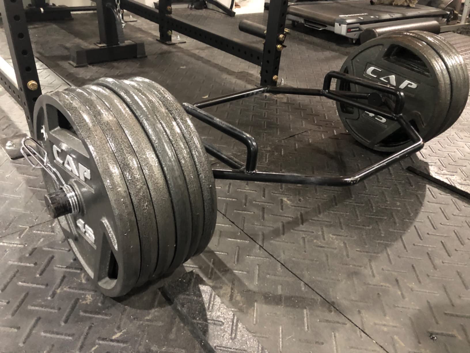 CAP Olympic Trap Bar | Heavy-Duty Hex Shrug & Deadlift Weight Bar customer photo 2