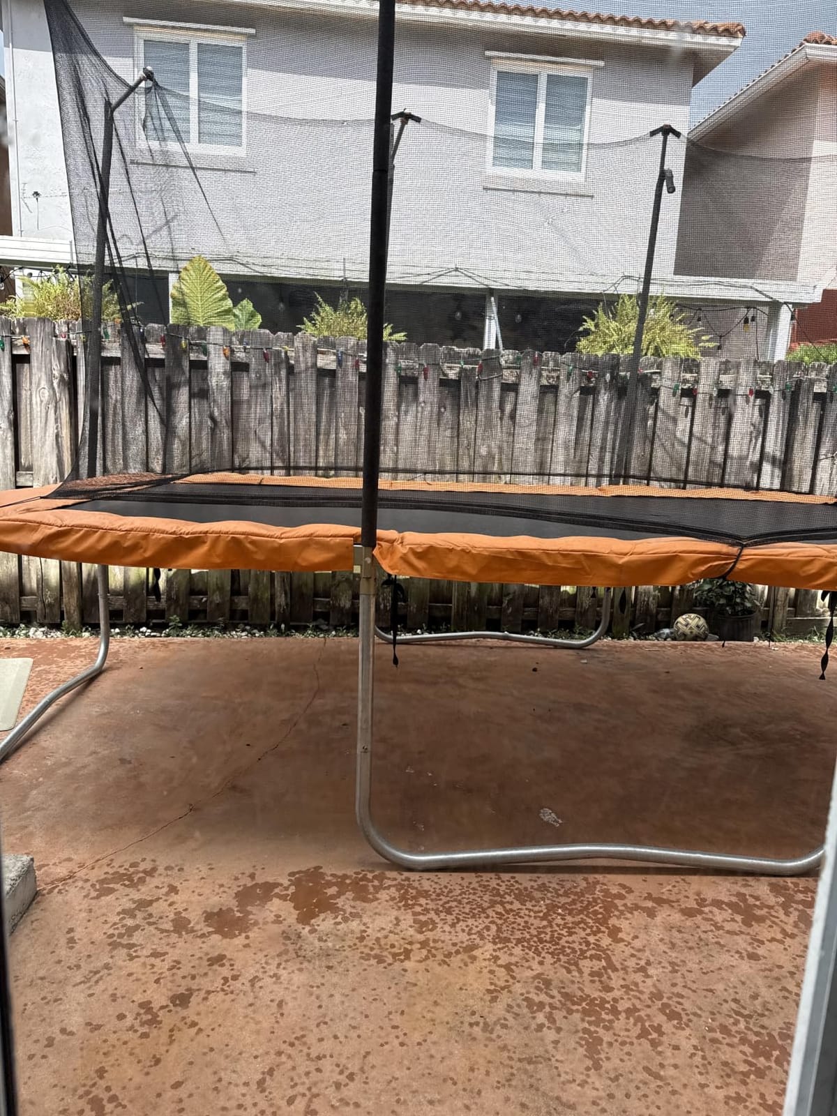 Goplus 8FT x 14FT Rectangular Trampoline, 440LBS Bearing Recreational Trampolines w/Enclosure Net & Non-Slip Ladder, Waterproof Pad, ASTM Approved Bounce, Trampoline Outdoor for Kids Adults customer photo 1