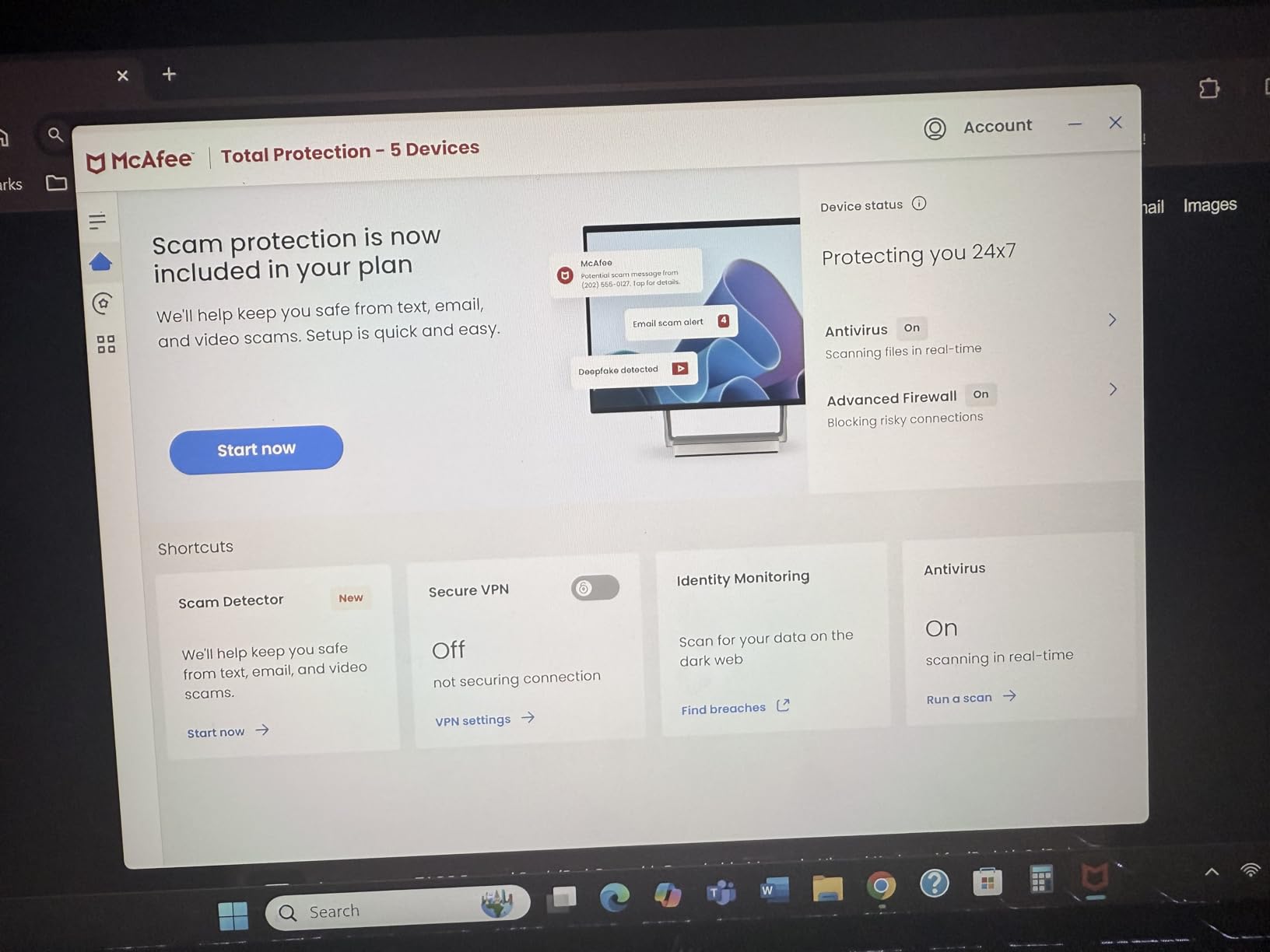 McAfee Total Protection 2026 Antivirus Software for 5 Devices | Auto-Renews customer photo 1
