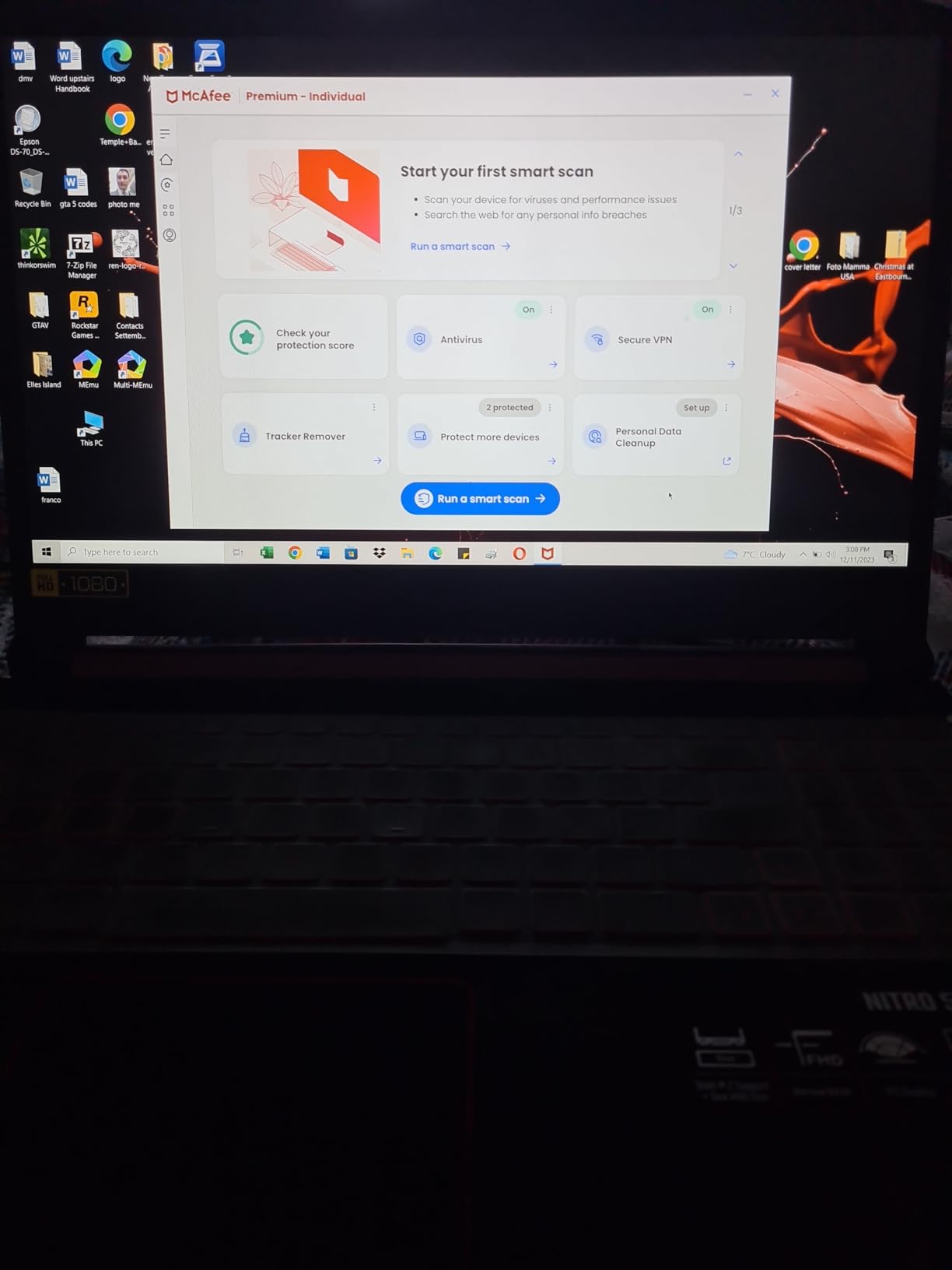 McAfee+ Premium 2026 Antivirus Software, Unlimited Devices | Auto-Renews | 1-year subscription includes VPN, scam protection, identity monitoring, Personal Data Cleanup and password manager customer photo 2