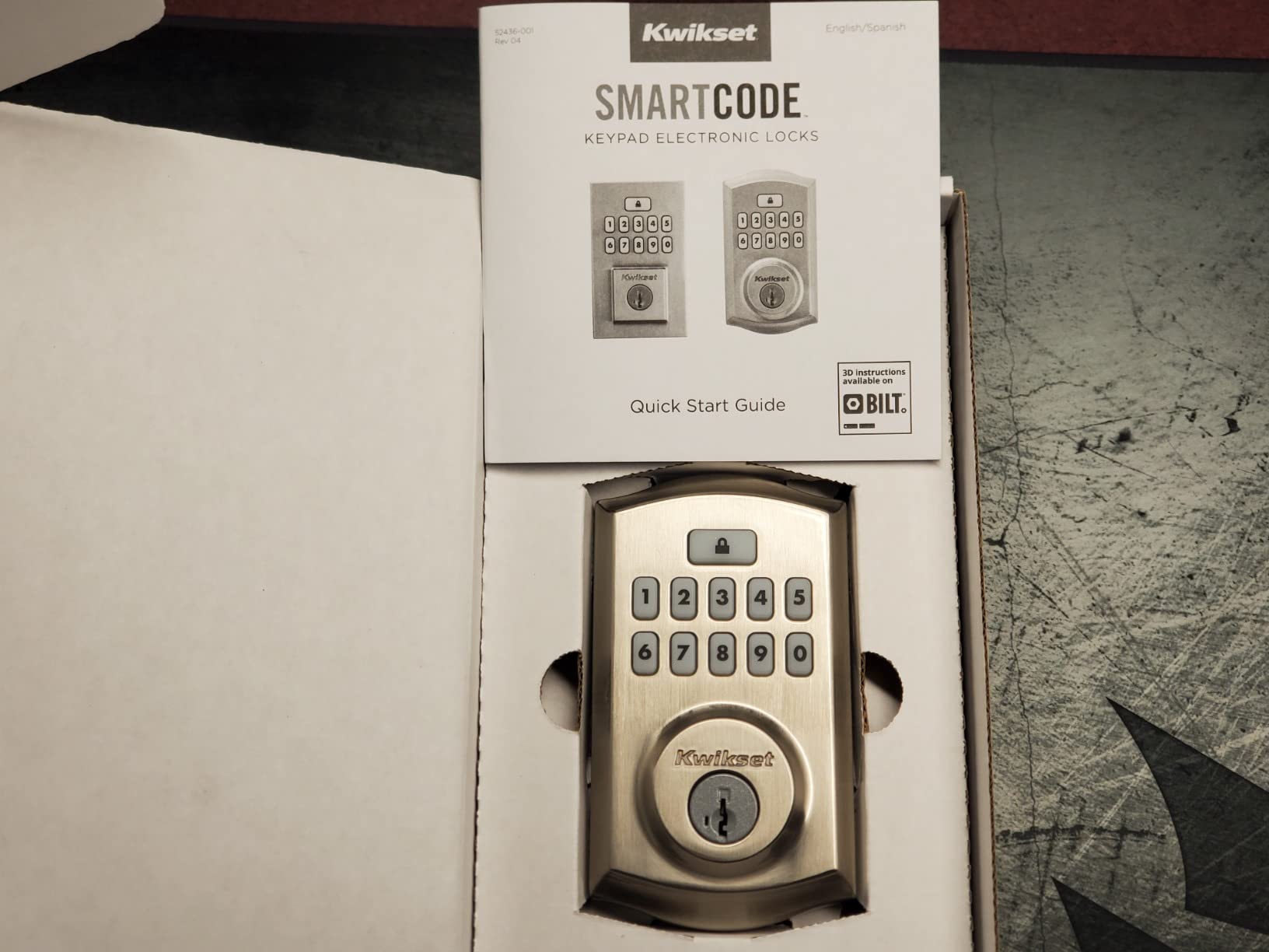 Kwikset SmartCode 260 Keyless Entry Electronic Keypad Deadbolt Door Lock | Satin Nickel, Auto-Lock, Custom User Codes, Advanced Security, Traditional customer photo 2