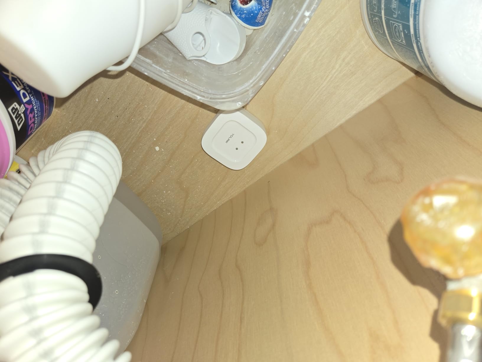 YoLink Smart Home Starter Kit: Hub & 3-Pack Water Leak Sensor 1, LoRa Up to 1/4 Mile Open-Air Range, SMS/Text, Email & Push Notifications, w/Alexa, IFTTT, Home Assistant customer photo 1