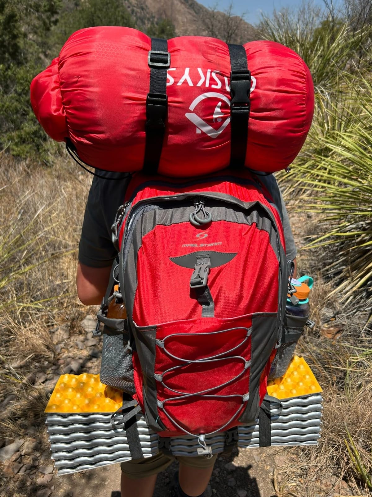 Maelstrom 50L Hiking Backpack, Lightweight Camping Daypack with Rain Cover customer photo 1