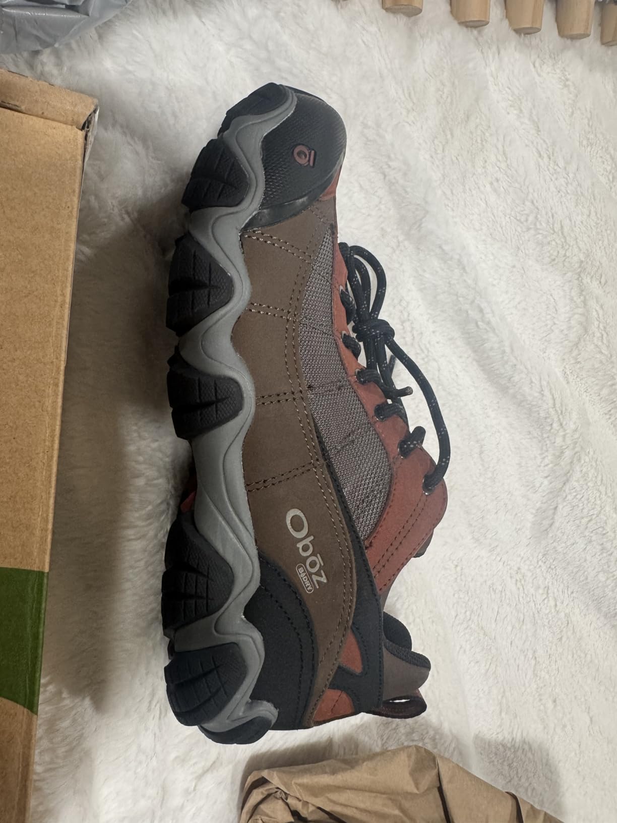 Oboz Men's Firebrand II Low B-Dry, Earth, 7.5 Wide customer photo 1