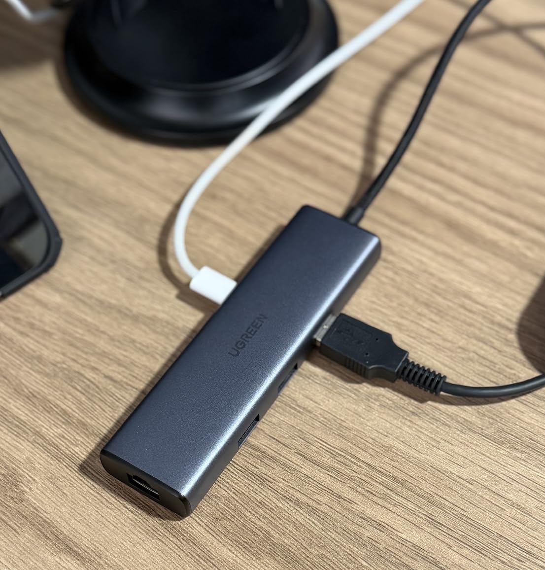 UGREEN Revodok 6 in 1 USB C Hub Gigabit Ethernet Adapter with 4K HDMI, 100W PD Charging, USB A Data Ports Compatible with MacBook Pro/Air M1, M2, M3, M4, M5, iPad, iPhone 17/16, Steam Deck customer photo 1