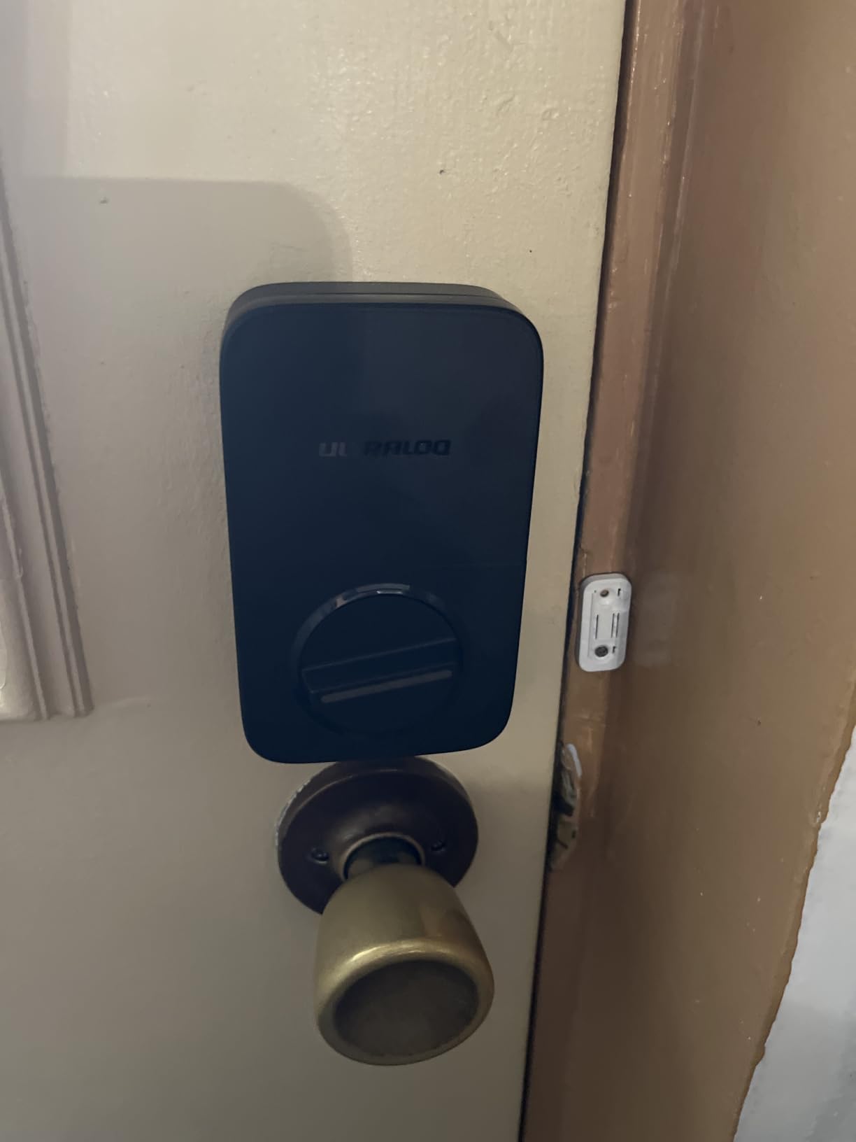 ULTRALOQ U-Bolt WiFi Smart Lock with Door Sensor, App Remote Access | Built in Wi-Fi Deadbolt Smart Locks for Front Door with App, Auto-Lock, Auto Unlock, Works with Alexa, Google, ANSI Grade 1 customer photo 1