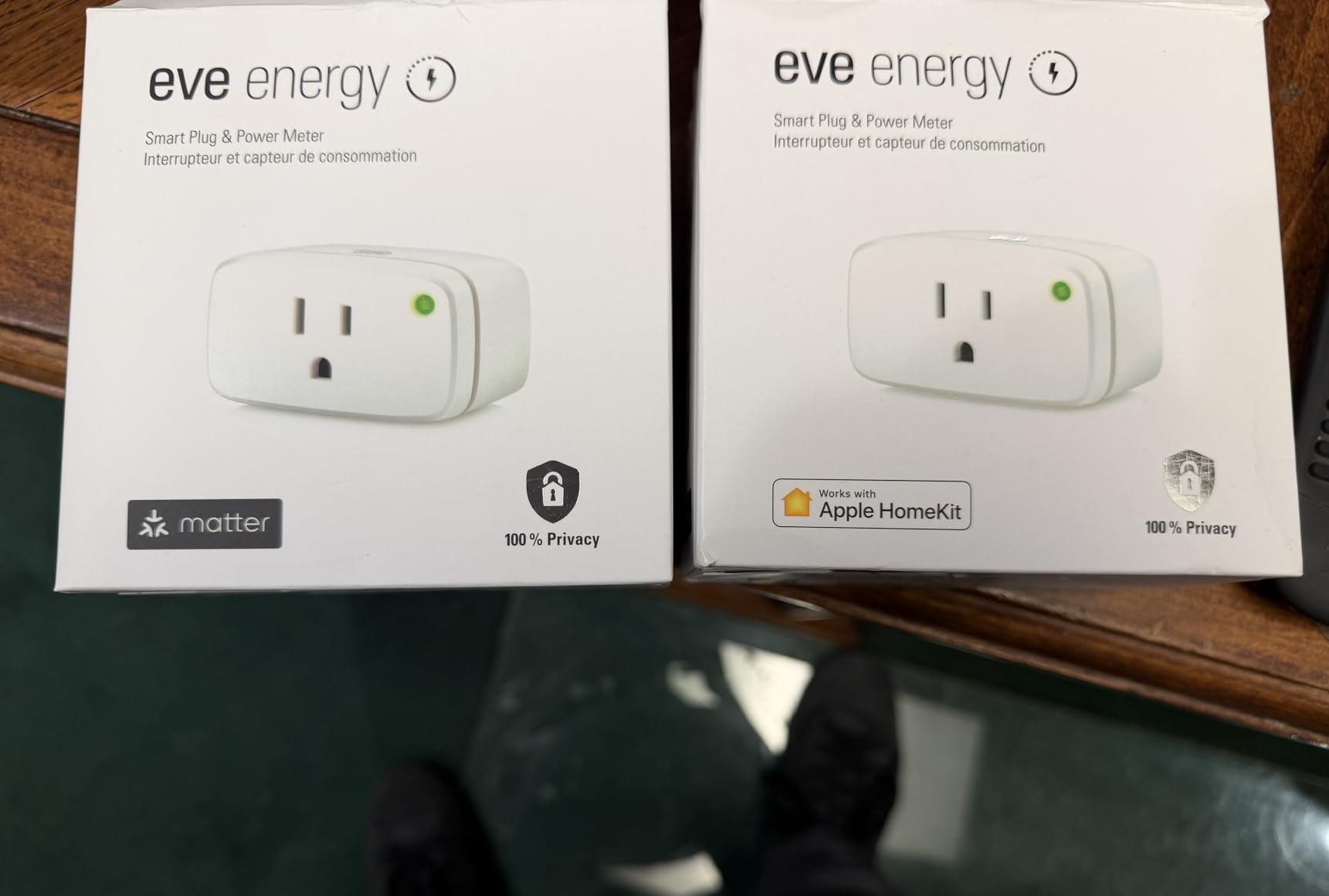 Eve Energy (Matter) 2-Pack - Smart Plug & Power Meter | app/voice control, automate lights/appliances, for Alexa/Apple/Google/SmartThings/Home Assistant, Thread Border Router requ. customer photo 2