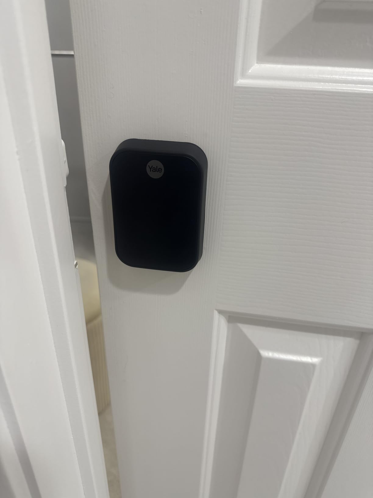 Yale Assure Lock 2 Plus Apple Home Keys Deadbolt with Wi-Fi, Black Suede | Auto-Lock with DoorSense, Wi-Fi included, Apple Home Keys, Keyless Entry, Only compatible in the US and Canada customer photo 1
