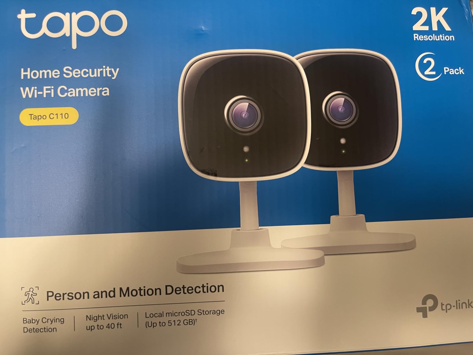 Tapo 2K Indoor Security Camera, Baby Monitor, Dog Camera, C111, Black | Motion Detection, 2-Way Audio Siren, Night Vision, Cloud & SD Card Storage (Up to 512GB), Works w/Alexa & Google Assistant customer photo 2
