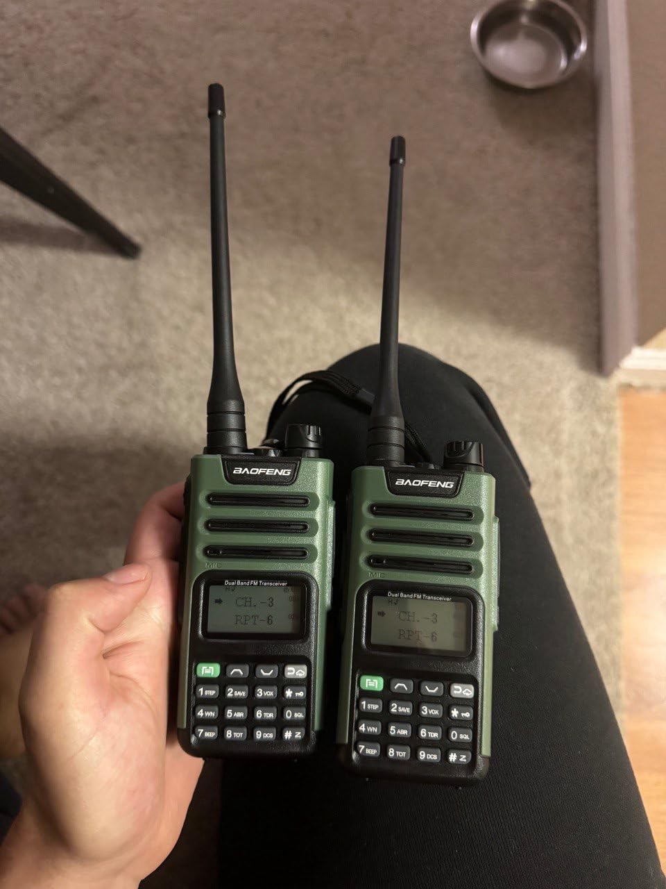 BAOFENG GM-15 Pro GMRS Radio 8W NOAA Weather Receiver Radio,GMRS Repeater Capable,Rechargeable Long Range Two Way Radio with Extended Battery USB-C Charger,2Pack customer photo 1