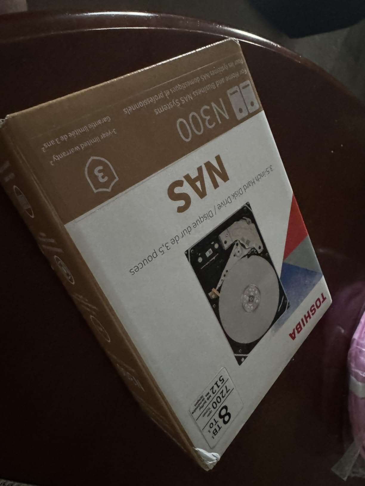 Toshiba N300 14TB NAS 3.5-Inch Internal Hard Drive - CMR SATA 6 Gb/s 7200 RPM 512 MB Cache - HDWG51EXZSTA customer photo 1