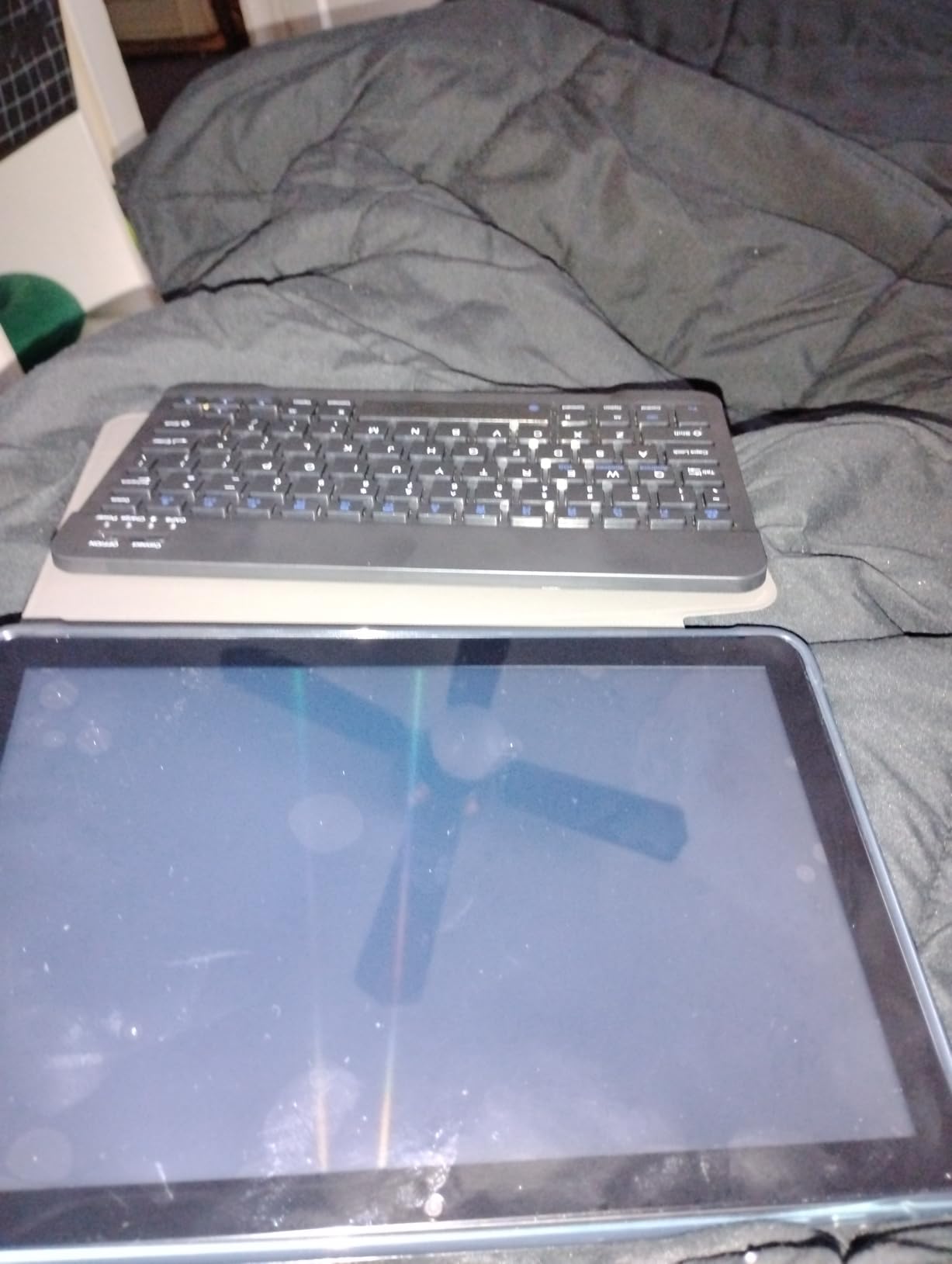 ECOPAD Android 15 Tablet, 10 Inch Tablets with Keyboard Mouse 12GB RAM + 64GB ROM +1TB Expand, 2 in 1 Tableta with WiFi 6 / Bluetooth/GMS Certified/IPS Touch Screen, Black Set customer photo 1