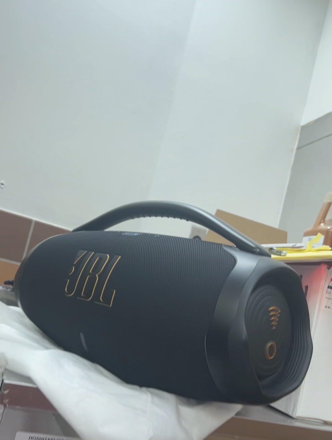 JBL Boombox 3 Wi-Fi - Powerful Wi-Fi and Bluetooth Portable Speaker - Black customer photo 2