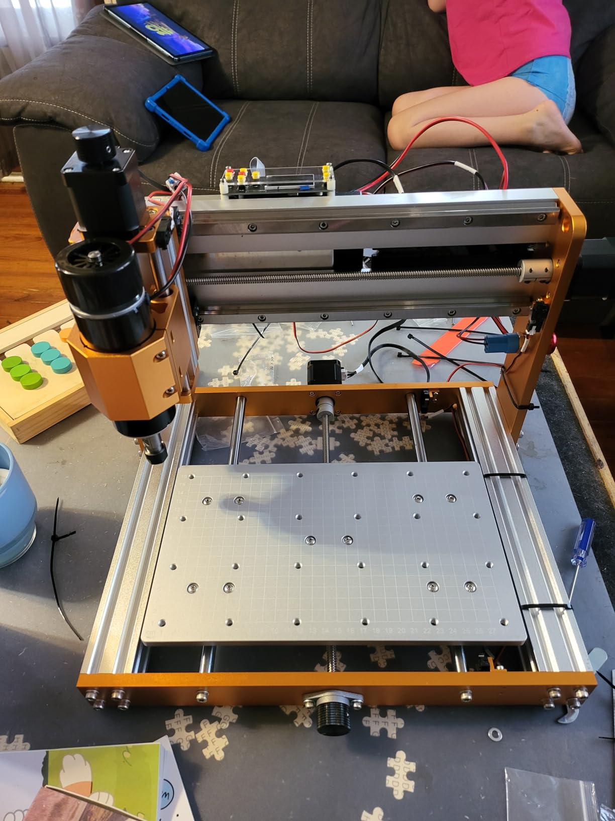 Lunyee 3018 Pro Ultra CNC Machine 500W All-Metal CNC Router Machine, Upgraded 3 Axis Engraver Machine Limit Switches & Emergency-Stop with GRBL Offline Control for Metal, Wood, Acrylic, PCB MDF customer photo 1