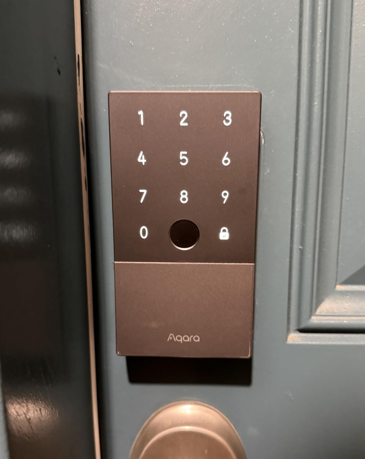 Aqara Smart Lock U100, Apple Home Key, Fingerprint Deadbolt, Silver customer photo 1