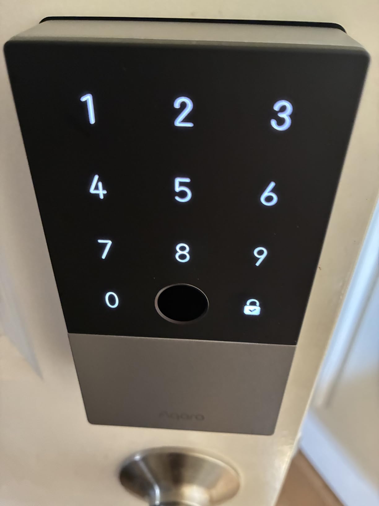 Aqara Smart Lock U100, Apple Home Key, Fingerprint Deadbolt, Silver customer photo 2