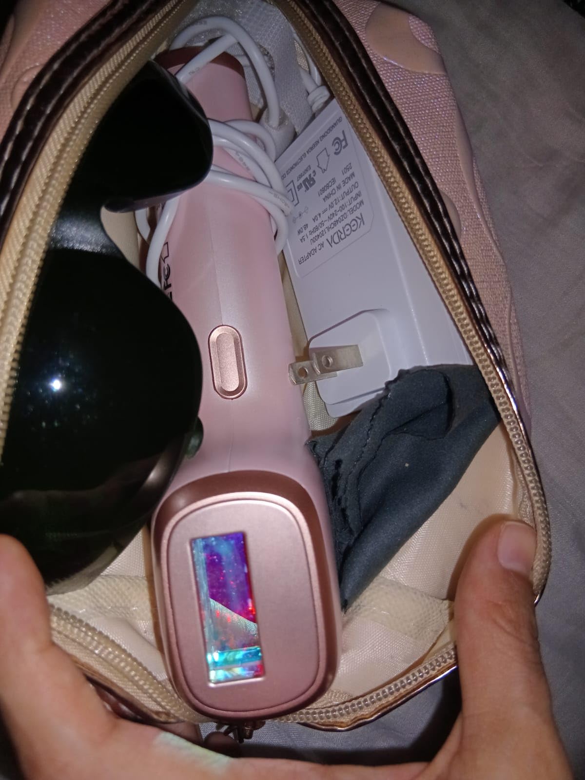 INNZA IPL Hair Removal with Ice Cooling Care Function for Women | Long-Lasting Results, 999,999 Flashes Painless Hair Removal, for Armpits Legs Arms Bikini Line, Corded, White customer photo 2